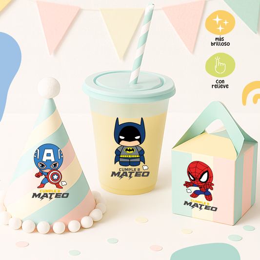 KIT FIESTA SÚPER HÉROE