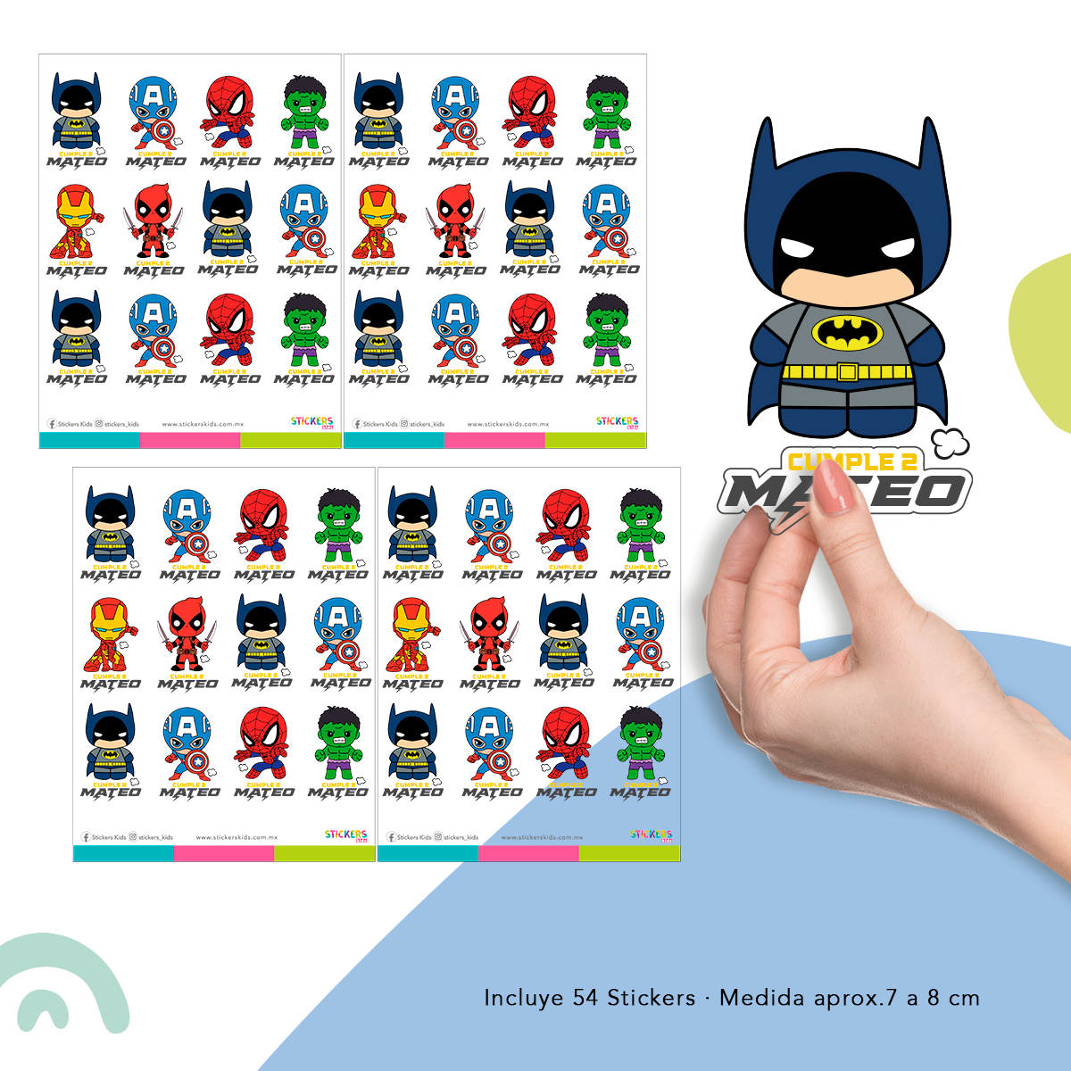 KIT FIESTA SÚPER HÉROE